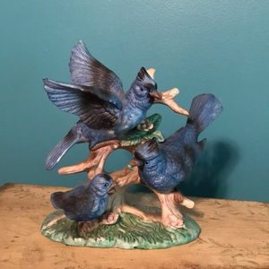 Blue bird figure